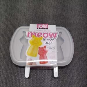 Joie Meow Freeze Pops Cat Ice Cream Maker Silicone Popsicle Tray